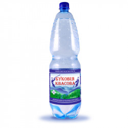 Вода мінеральна Буковія Квасова Шаянські мінеральні води газована 1.5 л