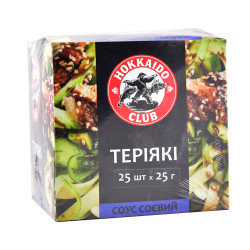 Соус Hokkaido Club соєвий Теріякі саше (25шт x 20г)