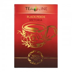 Tea Line  Black pekoe viktoria - чорний середньолистовий  чай 90 г